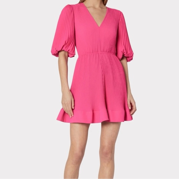 Milly Elle pleated fit and flare dress - Picture 2 of 4